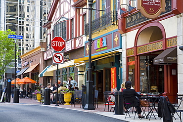 Restaurants on Market Square, Pittsburgh, Pennsylvania, United States of America, North America