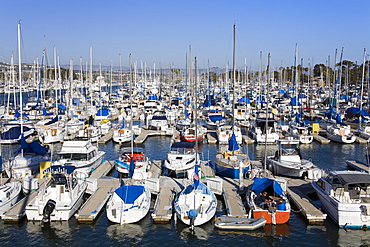 Marina in Dana Point Harbor, Orange County, California, United States of America, North America