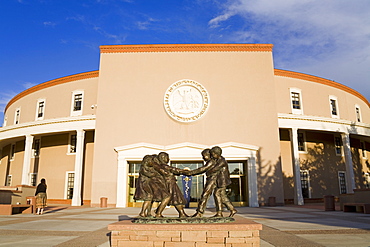 State Capitol Building, Santa Fe, New Mexico, United States of America, North America