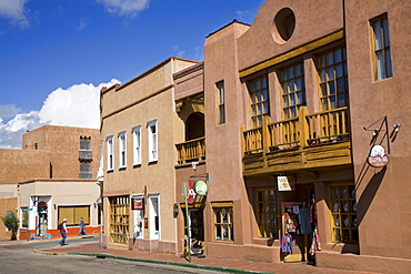 Water Street, Santa Fe, New Mexico, United States of America, North America