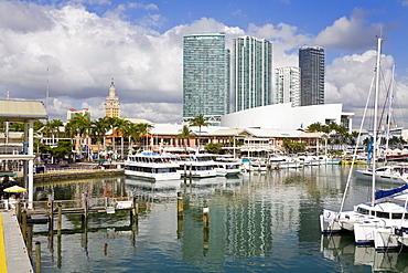 Bayside Marketplace and Marina, Miami, Florida, United States of America, North America