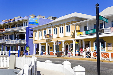 Stores on Harbour Drive, George Town, Grand Cayman, Cayman Islands, Greater Antilles, West Indies, Caribbean, Central America