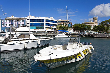 Boats at the Careenage, Bridgetown, Barbados, West Indies, Caribbean, Central America