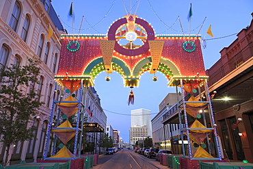 Boone Powell Arch, Historic Strand District, Galveston, Texas, United States of America, North America