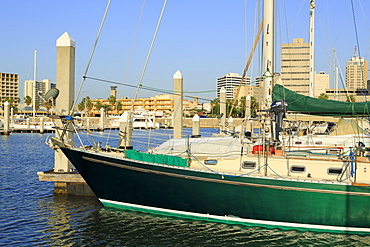 Boat marina in Corpus Christi, Texas, United States of America, North America