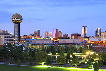 Sunsphere in World's Fair Park, Knoxville, Tennessee, United States of America, North America 