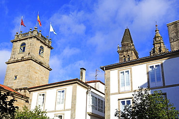 Fonseca Palace on Praza de Fonseca, Santiago de Compostela, Galicia, Spain, Europe 