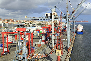 Santo Amaro Dock, Lisbon, Portugal, Europe