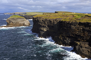 Cliffs on Loop Head, Kilrush, County Clare, Munster, Republic of Ireland, Europe