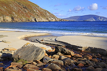 Keem Beach on Achill Island, County Mayo, Connaught (Connacht), Republic of Ireland, Europe