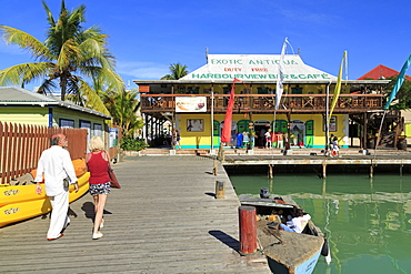 Waterfront in St. John's, Antigua, Antigua and Barbuda, Leeward Islands, West Indies, Caribbean, Central America