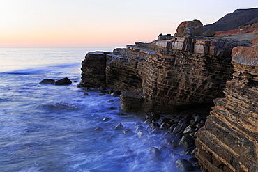 Coastline in Cabrillo National Monument, San Diego, California, United States of America, North America 