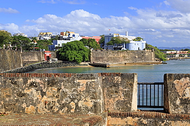 City Walls in Old San Juan, Puerto Rico, West Indies, Caribbean, Central America 