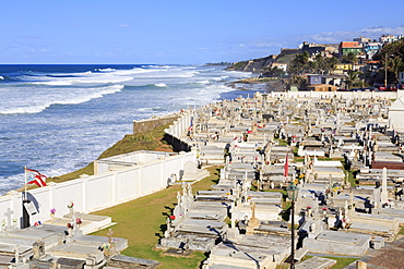 Santa Maria Magdalena De Pazzis Cemetery, Old San Juan, Puerto Rico, West Indies, Caribbean, Central America 