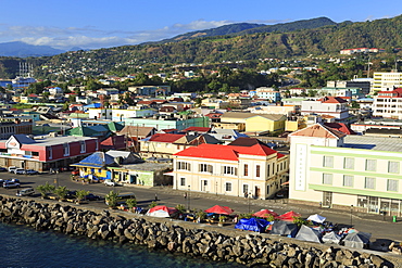 Downtown Roseau, Dominica, Windward Islands, West Indies, Caribbean, Central America 