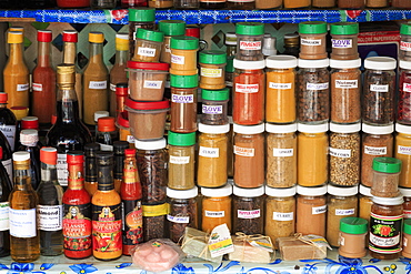 Spices in the Market, St. Georges, Grenada, Windward Islands, West Indies, Caribbean, Central America 