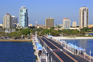 St. Petersburg skyline, Tampa, Florida, United States of America, North America