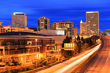 Tacoma skyline, Washington State, United States of America, North America