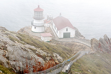 Point Reyes Lighthouse, Point Reyes National Seashore, Marin County, California, United States of America, North America 