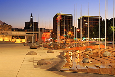 San Jose City Hall Plaza, California, USA