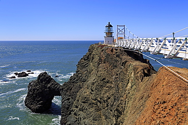 Point Bonita Lighthouse, Golden Gate National Recreation Area, Marin County, California, United States of America, North America