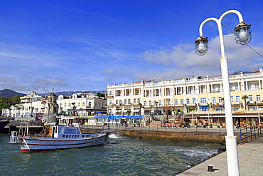 Boat in Yalta Port, Crimea, Ukraine, Europe