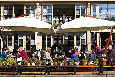 Restaurant on Deribasovskaya Street, Odessa, Crimea, Ukraine, Europe