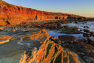 Low tide, Cabrillo National Monument, Point Loma, San Diego, California, United States of America, North America