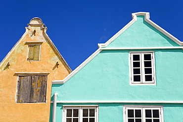 Dutch style architecture, Punda District, Willemstad, Curacao, Netherlands Antillies, West Indies, Caribbean, Central America