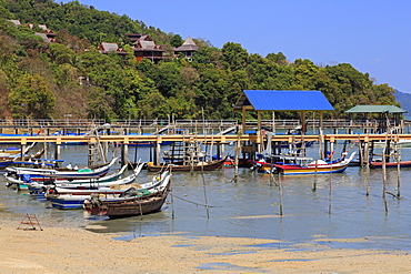 Fishing boats in Porto Malai, Chenang City, Langkawi Island, Malaysia, Southeast Asia, Asia