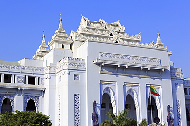 Yangon City Hall, Yangon (Rangoon), Myanmar (Burma), Asia