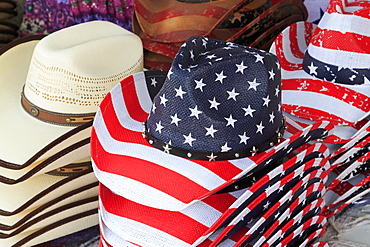 Cowboy hats, Stockyards District, Fort Worth, Texas, United States of America, North America