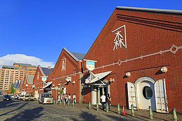 Red Brick Warehouse District, Hakodate City, Hokkaido Prefecture, Japan, Asia