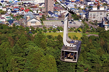 Ropeway, Hakodate City, Hokkaido Prefecture, Japan, Asia