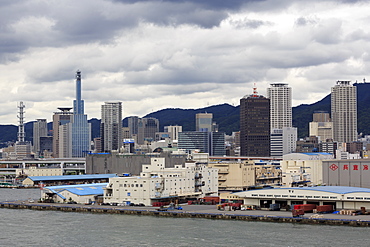 Skyline, Kobe City, Honshu Island, Japan, Asia