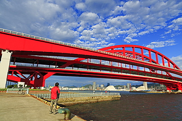 Ohashi Bridge, Kobe City, Honshu Island, Japan, Asia