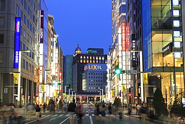 Ginza Shopping District, Tokyo, Japan, Asia