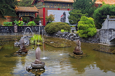 International Buddhist Temple, Richmond, Vancouver, British Columbia, Canada, North America