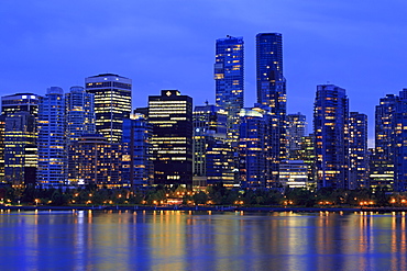 Vancouver skyline, British Columbia, Canada, North America