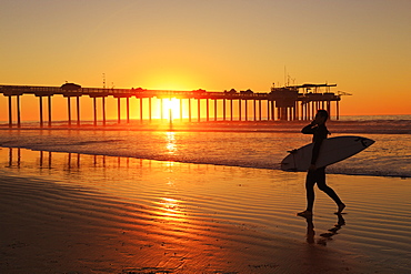 Scripps Pier, La Jolla, San Diego, California, United States of America, North America