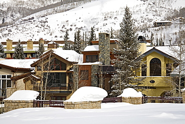 Accommodation, Vail Ski Resort, Rocky Mountains, Colorado, United States of America, North America