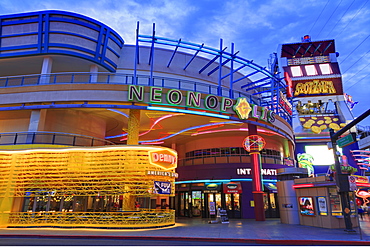 Neonopolis, Fremont Street, Las Vegas, Nevada, United States of America, North America