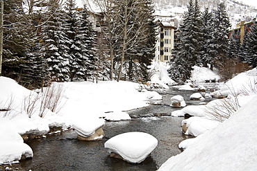 Gore Creek, Vail Ski Resort, Rocky Mountains, Colorado, United States of America, North America