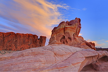 White Dome Road, Valley of Fire State Park, Overton, Nevada, United States of America, North America