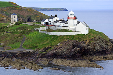 Roches Point Lighthouse, Whitegate Village, County Cork, Munster, Republic of Ireland, Europe