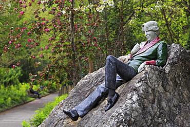 Oscar Wilde Sculpture, Merrion Square, Dublin City, County Dublin, Republic of Ireland, Europe