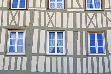 Timber framed house, Old Town, Rouen, Normandy, France, Europe