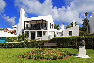 Historic Bridge House, Town of St. George, St. George's Parish, Bermuda, Central America