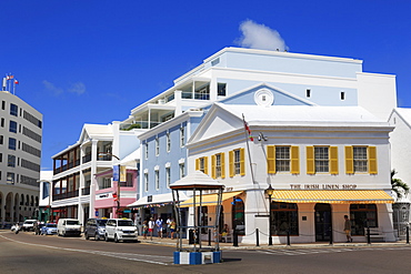 Front Street, Hamilton City, Pembroke Parish, Bermuda, Atlantic, Central America