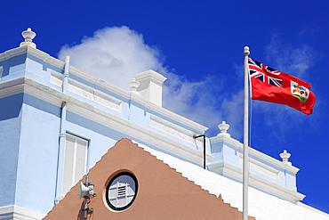 Front Street, Hamilton City, Pembroke Parish, Bermuda, Atlantic, Central America